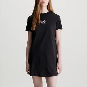 Calvin Klein T-Shirt Dress Black size Small NEW